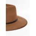 Meribel Tan Wide Brim Fedora