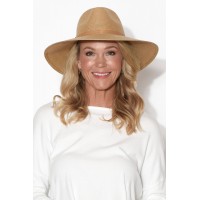 Lorn Tan Wide Brim Fedora