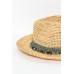 Christine Khaki Raffia Fedora