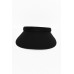 Ellen Black Cotton Visor