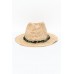 Bora Bora Turquoise Raffia Safari Hat