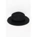 Black Wide Brim Travel Fedora